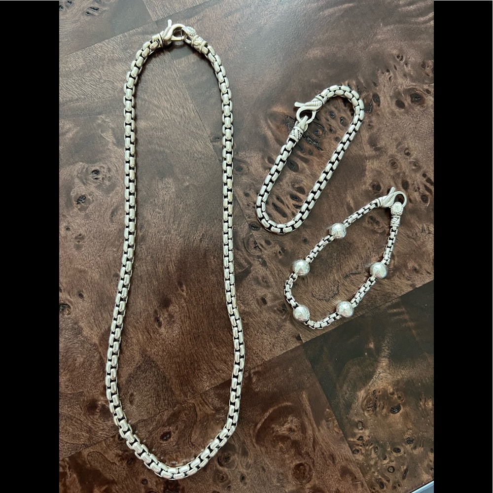 JAI sterling silver set